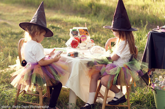 fairytale halloween photo shoot for a kids party
