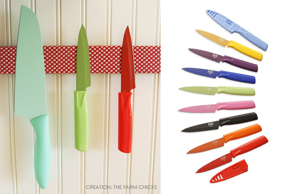 Kuhn Rikon colored knifes