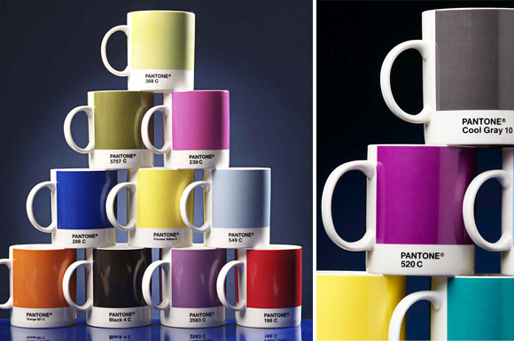Pantone colour mugs