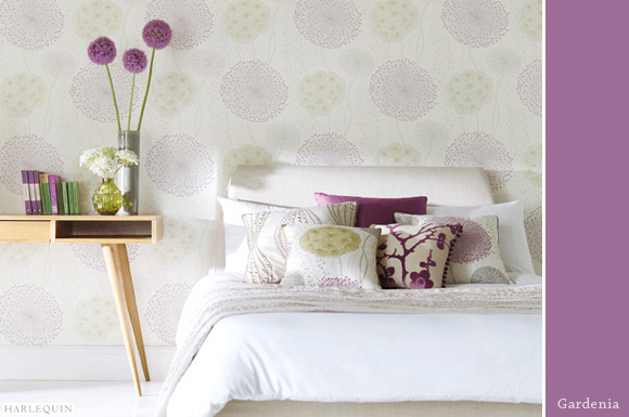 gardenia pattern from juniper fabric and wallpaper collection by harlequin