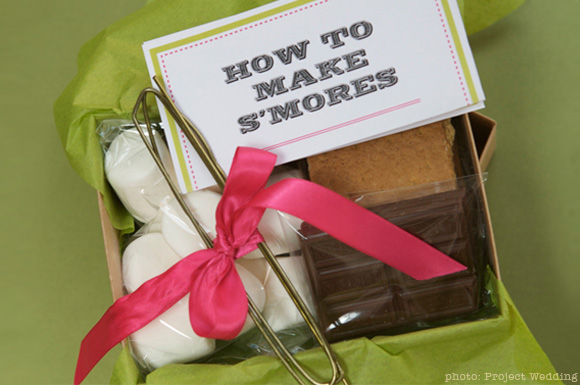 s'mores kit favors