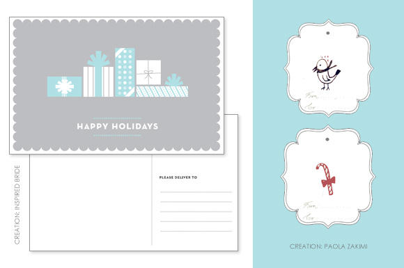 Printable Holiday cads and tags