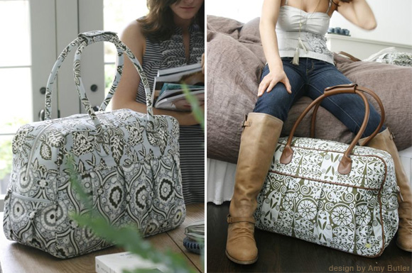 solstice traveler bag collection by amy butler