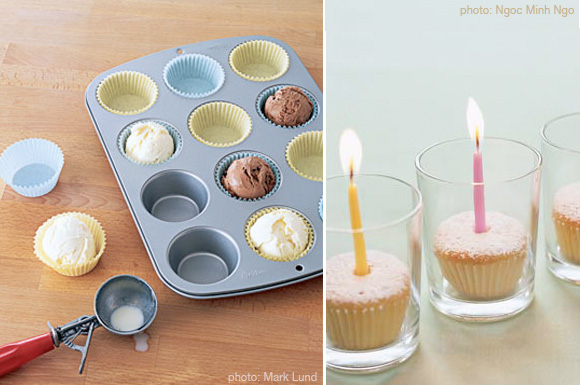 real simple food serving ideas for cupcakes and ice cream