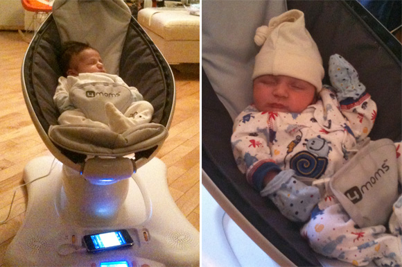 my son in a mamaroo