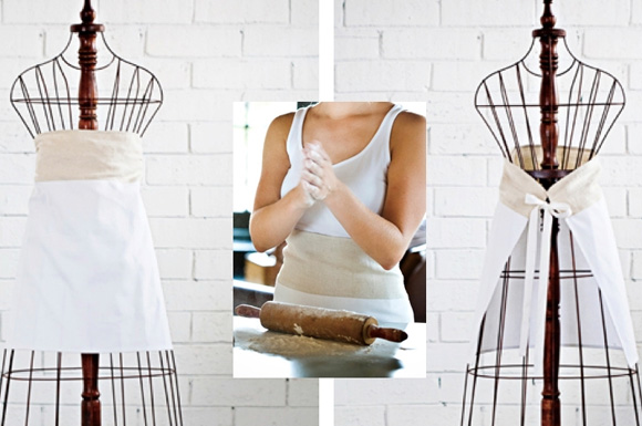 Whisked Whipping Creme waist apron by icemilk aprons