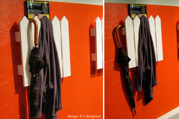 fence coat rack by 6.1 designers