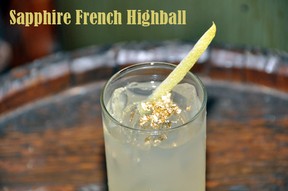 sapphire French Highball drink