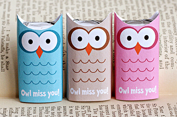 owl paper craft end of school year printable