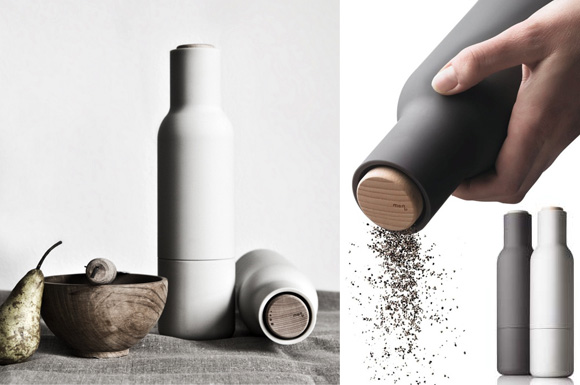 menu bottle grinders :: salt and pepper set