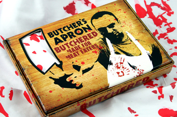 Butcher's bloody Apron packaging