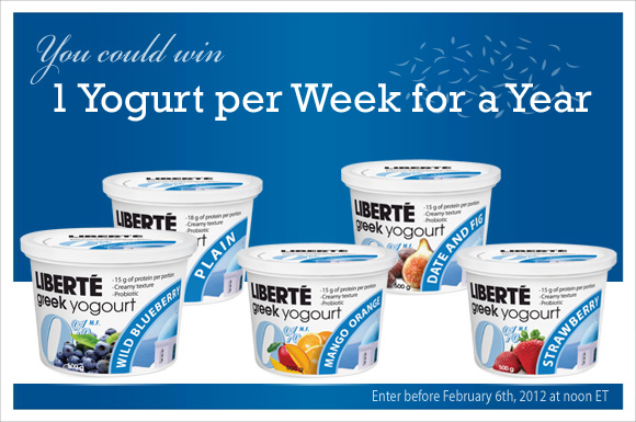 liberte fat-free greek yogurt a week giveaway