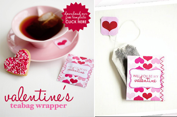 adore magazine valentine's tea printable