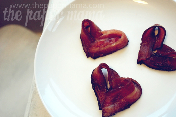 paper mama valentine's breakfast bacon heart