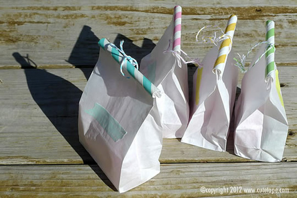 washi paper bags