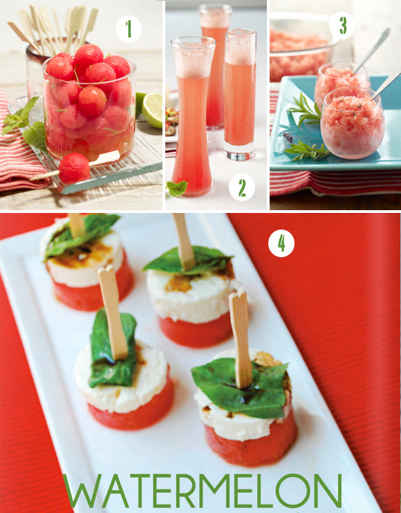 Watermelon recipes for summer entertaining