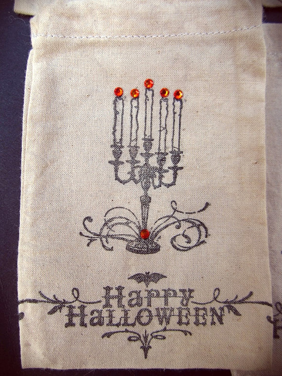 Party Favor Bags for a gothic halloween party