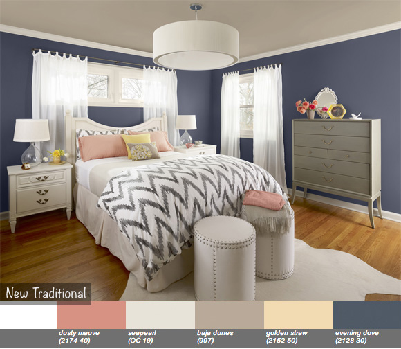 new traditional color trend by benjamin moore