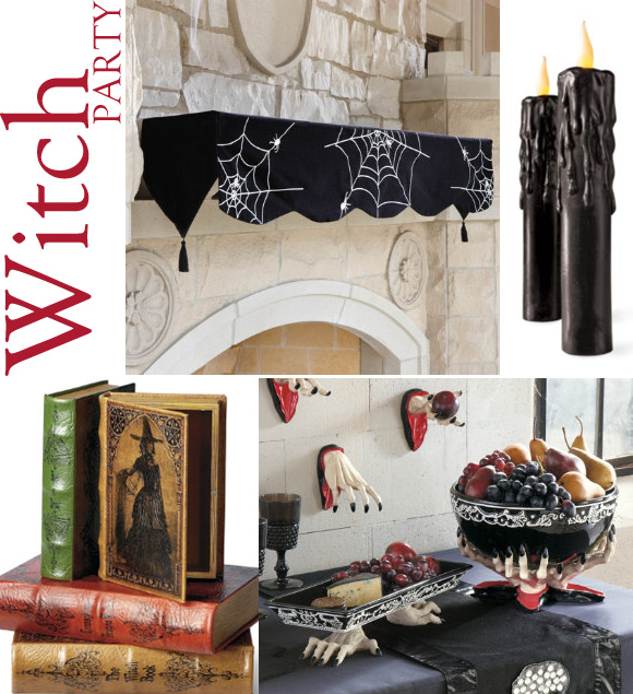 halloween witch party with a gothic touch