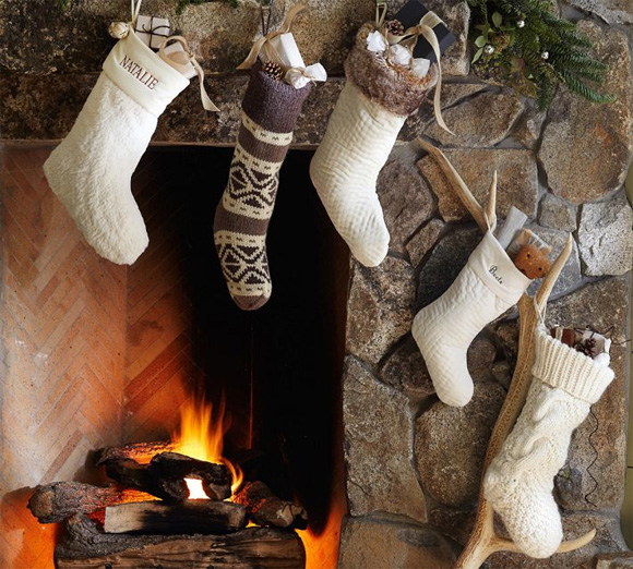 fair isle christmas stockings