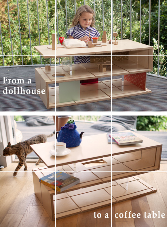 qubis haus from dollhouse to coffee table