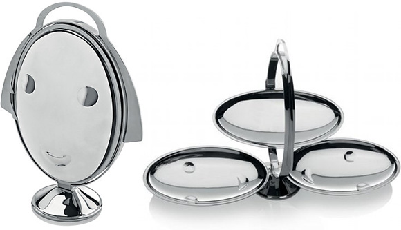 anna gogo folding cake stand for alessi