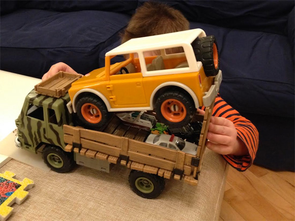 schleich expedition truck with driver